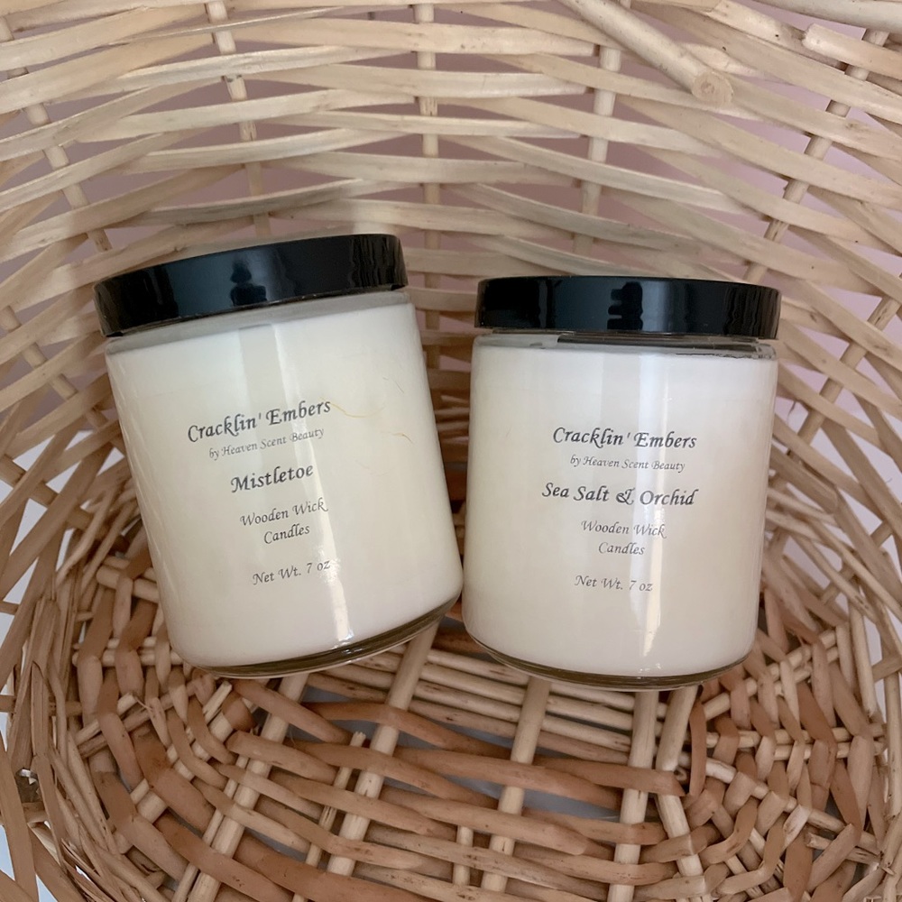 New Crackling Wood Wick Candles